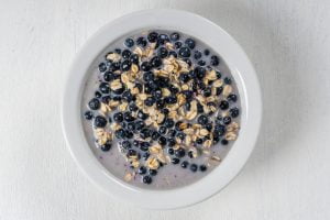 oatmeal with almond milk nutrition